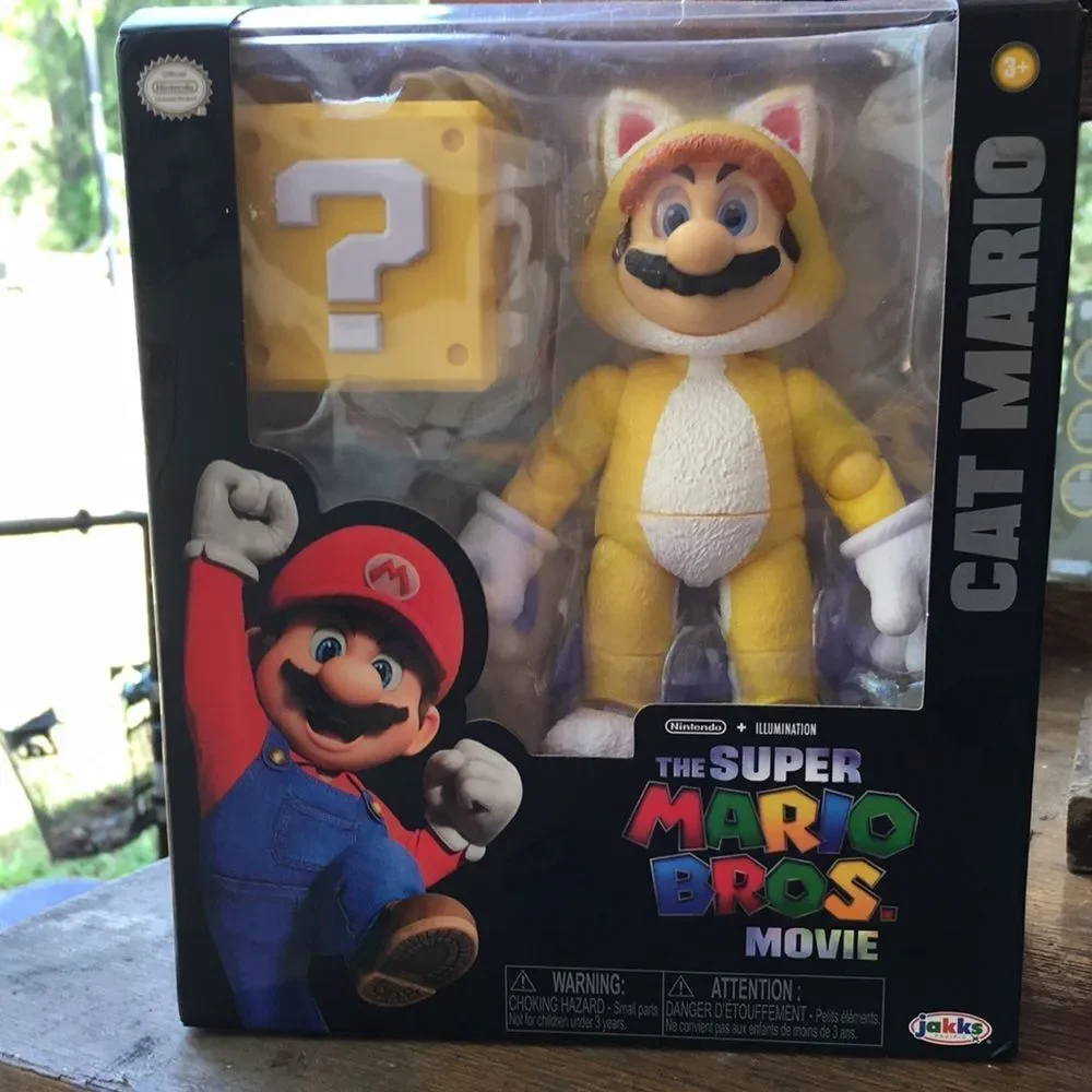 Super Mario Bros Movie Cat Mario Action Figure